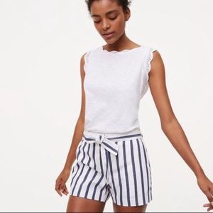 Striped LOFT Shorts